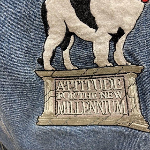 Big Dogs 2000 jean jacket size Large denim - Picture 9 of 11